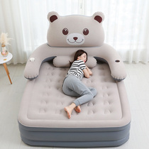 Gated padded air bed double home air mattress tatami single sex steam mattress bed folding portable