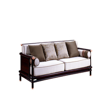 Burson inheritance broad-leaved Dalbergia (Dalbergia latifolia) three-seat sofa S2307-3 living room