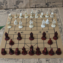 3D Chinese Chess Terracotta Warriors and Horses Characters Student Adult Parent-Child Collection Gifts Chinese Chess Set