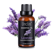 unclin lavender plant aromatherapy essential oil 30ml balance grease soothing stress nourishing skin care massage new product
