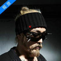 Korean ByTheR trendy man new solid color knitted trendy hair band baseball cap mate