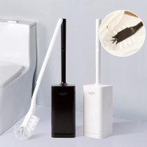 Japanese imported household toilet brush no dead corner toilet toilet brush set toilet clear Changjie brush Japanese creative