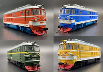 (N27)HO Beijing type diesel locomotive small Beijing train model many paint