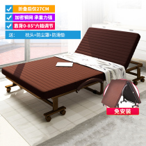 Rollaway office lunch bed free of duty escort reinforced metal simple marching bed single double lunch bed