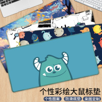 Mega Mouse Mat Gaming Electric Racing Wrist Cute Girls Cartoon Shortcut Desktop Keyboard Office Advertising Warm Hand Pad Set Up Computer Mat Student Desk Desk Mat Big Creative Mat Customised