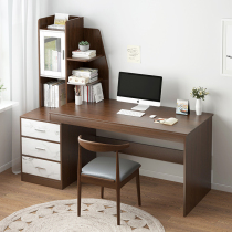 Desk simple home bookshelf one combination desk desktop computer desk bedroom corner students learn to write table