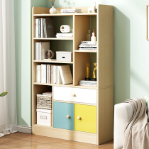 Bookshelves Shelves Shelves Floor Home Living Room Small Simple Storage Locker Office Net Red Bookcase Disposal Cabinet