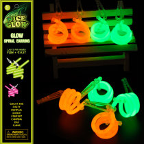 Niceglow Hardcover Edition Disposable Spiral Earrings Fluorescent Set Fluorescent Earrings Luminous Stick Glowing Stick