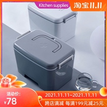 Double-layer medicine box large portable drug classification storage box household small medical box dormitory loading medicine box intelligent