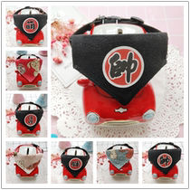 Fashion handsome gas Triangle Towel Pet Pooch Scarf scarf Cat Saliva scarlet with Mouth Trinket Scarf scarves.
