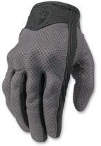Rogh Road Punching Mesh Sheepskin Locomotive Gloves Grey Black Summer Rider Gloves Racers