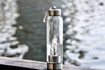 Natural crystal energy health care fashion trend new white crystal health office business glass