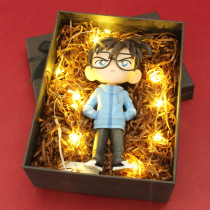 Detective Conan around the hand-made birthday gift to send male and female classmates strange thief Kidd doll Kudo Shinichi ornaments