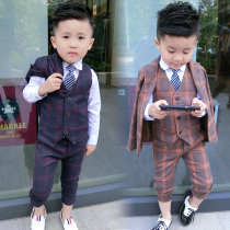 Childrens autumn small suit suit men 2021 new small baby flower girl dress host catwalk piano tide