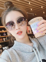 Sunglasses Womens High Sensation Ins big face Skinny Mirror Sunglasses Woman 2022 New wave Women Anti-UV rays