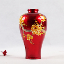  Lacquerware vase Home decoration Boutique Traditional crafts Hotel decoration Housewarming gift