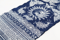 Guizhou Miao batik hand-drawn batik pattern home batik table flag tablecloth cloth art ornaments