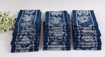 Guizhou Miao batik handicrafts cotton plant indigo cloth hand-painted batik cloth strip single strip