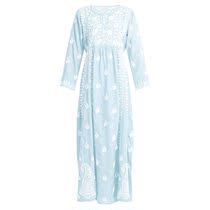 Muzungu Sisters flower embroidery true silk dress 2022 new spring summer ladies luxury