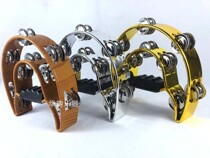 Musical instrument metal sand tube stainless steel iron sand tube professional sand Tube Band sand hammer accompaniment tambourine tambourine