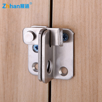 Stainless steel bolt-free door buckle padlock buckle cabinet door lock push-pull sliding door lock buckle safety door bolt