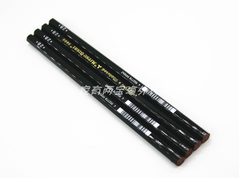 Japanese-made classic uni drawing pencil writing pen 4 high-quality high-quality smooth exterior paint comfortable feel