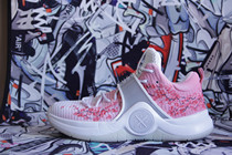 No Shoes WOW6 pink cherry theme sneakers custom Changlin CLCustom hand-painted design service