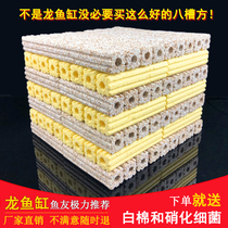 Eight-Tank Square bacterial house fish tank filter material aquarium water purification filter material dragon fish tank bottom filter tank Quartz culture House