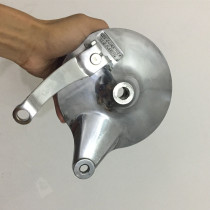Motorcycle Prince Qianjiang GN125 GS125 rear drum cover Zongshen 125 Road Bully 150 brake drum cover brake pads