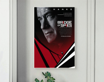 Bridge 2015 the Spy 2015 Steven Spielberg-printed poster