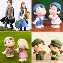 Drifting bottle jewelry DIY assembly accessories Doll Doll couple confession proposal ornaments micro landscape landscaping material