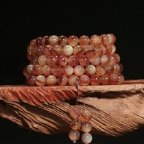 Original design natural 108 pieces of Tibetan sheep horns with blood material bracelet hand string beads round beads ethnic style men and women models