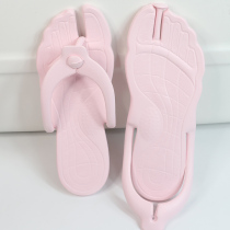 Director Liu travel hotel Flip-flops portable bathroom non-slip men and women travel hotel business trip hotel bath folding slippers
