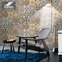 Spanish Art Small Flower Tiles 300x300 Kitchen Toilet Tile Balcony Non-slip Floor Tiles Retro Wall Tiles