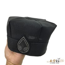 Prop hat high gong hat hexagonal hat Taoist hat summer breathable and cool lotus crown road scarf