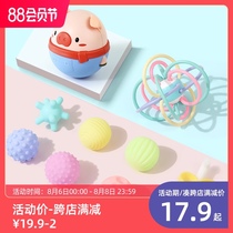 kissbaby Baby touch ball Baby Manhattan hand grip ball Puzzle early education Perception grip training toy