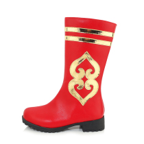 Mongolian childrens catwalk ethnic boots Tibetan dance shoes Mongolian boots Xinjiang Uighur performance shoes Six one performance boots