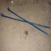 Railway special crowbar Bold heavy-duty sheep horn opening crowbar road track nail crowbar factory direct sales