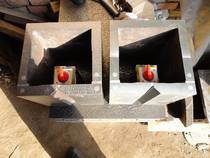  Magnetic square box V-groove with magnetic cast iron square box Magnetic inspection square box 300*300 factory direct sales
