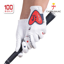 Castelbajac(C) golf gloves Women hands brand new art love fashion women gloves