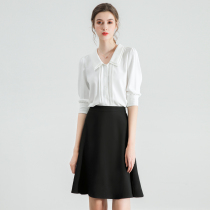 Professional suit womens summer new goddess fan high-end teacher interview work temperament commuter OL work clothes skirt