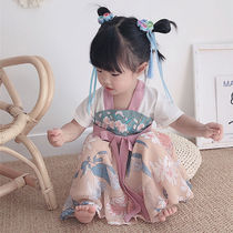Baby girl Hanfu dress Girl dress Summer 3 a 2-year-old little girl Ancient style baby child fairy skirt child