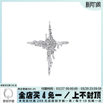 1STXULIE Four - manifold breast needle to see melting niche design winter pin