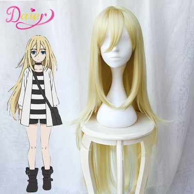 Fireloli Angel of Death: Rachel · Gardner / Ray Wig Anime Female Character  Cosplay 80 cm Yellow Long Hair, Women's Fashion Wigs Used for Comic Con and  Halloween Party : : Toys