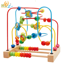 Baby wrap around Everest Treasure Chest of Child Early Education Puzzle Beads Training Special Force Building Blocks Toy 1-2-3 years old