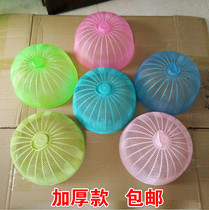 Thickened summer household plastic dustproof small dining table cover vegetable cover Folding food cover anti-flies and mosquitoes meal cover