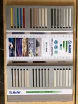 Mapei color card Mapei 141 color card Mapei Epoxy color sand caulking agent Color card color test color selection color swatch