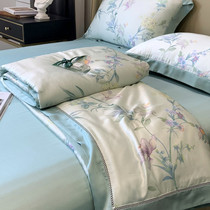  Imported 80 Austrian Lenzing Tencel summer quilt ice silk thin quilt four-piece double washable air-conditioning quilt