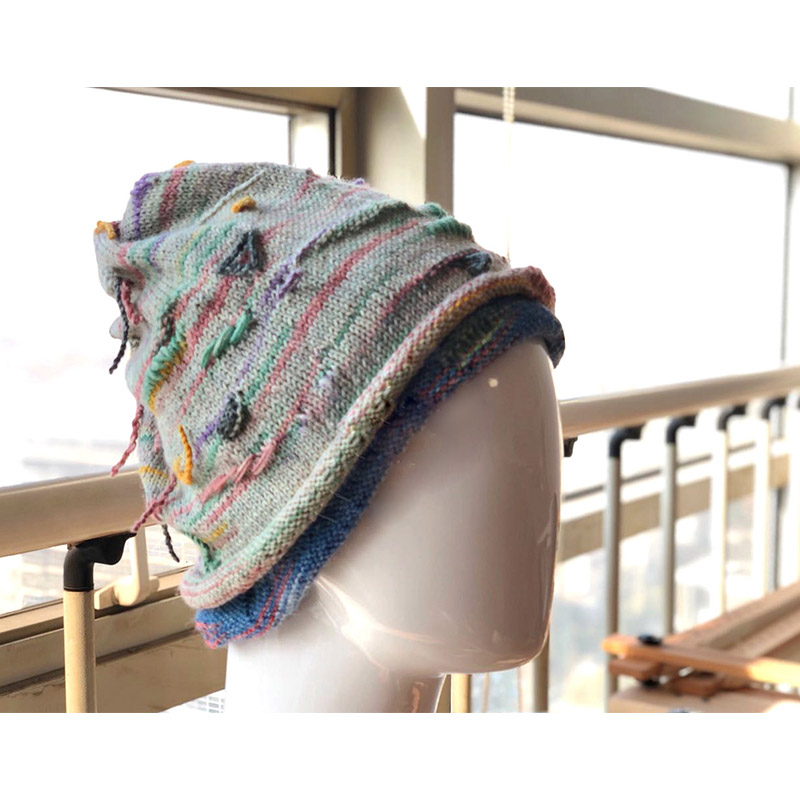 Opal relief imported stocking yarn braided wool hat ladies wool line DIY material pack comes with tutorial