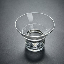 Tea filter net handmade creative heat-resistant glass tea leak household kung fu tea accessories tea filter filter funnel